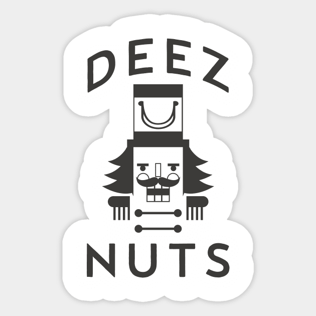 Deez Nuts Sticker by CoDDesigns